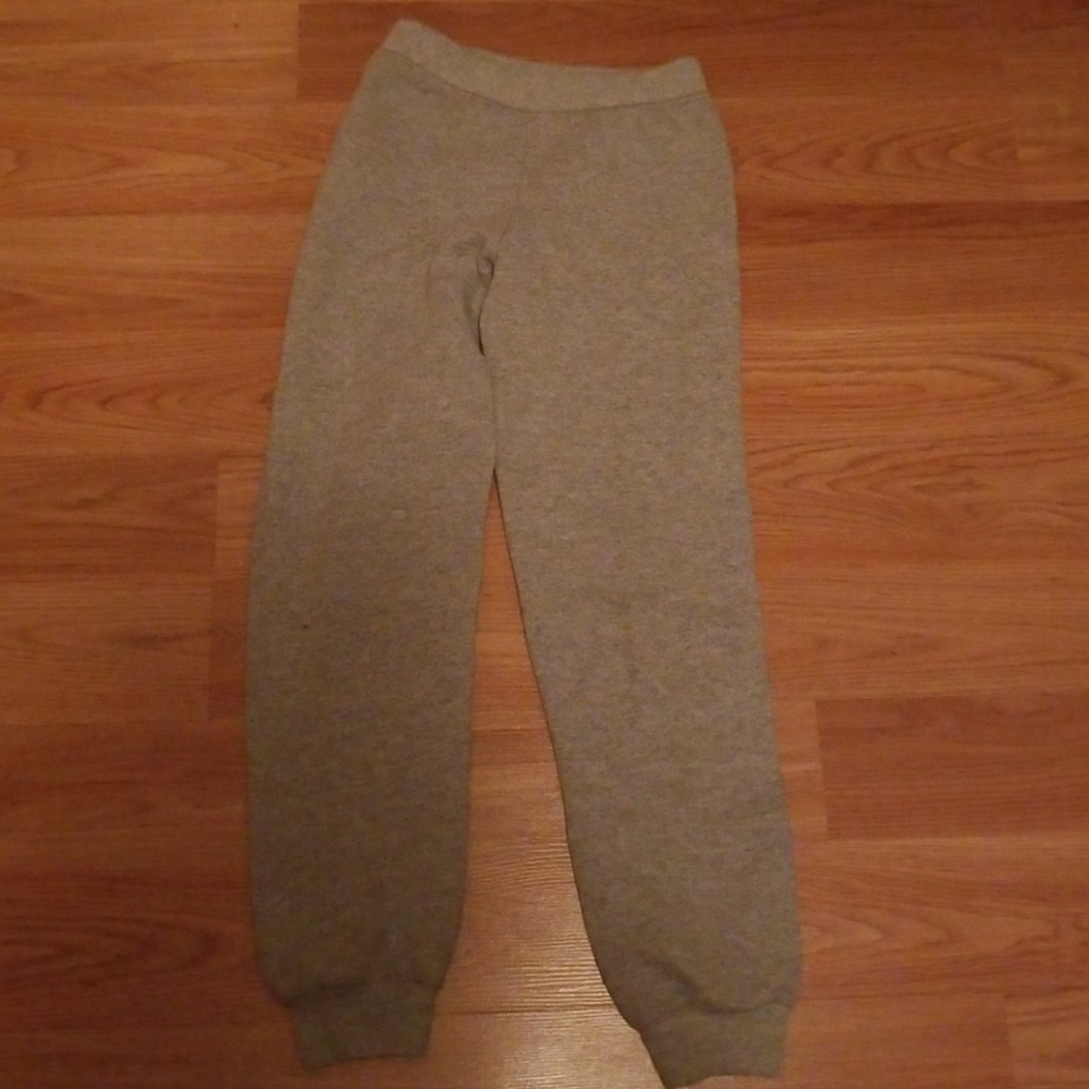 Gray jogger sweatpants